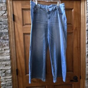 Halara Flex Asymmeyric Low Rise Zipper Pockets Baggy Wide Leg XL